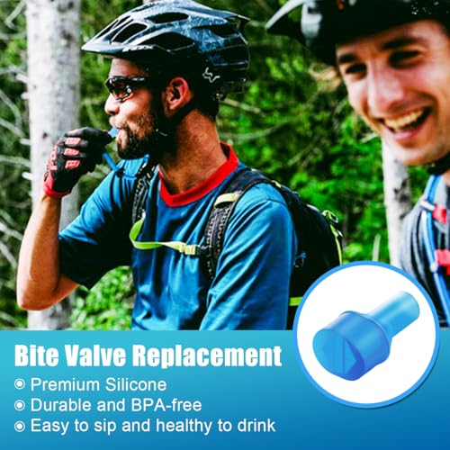 Big Bite Valve Replacement Mouthpiece for Hydration Packs - Blue