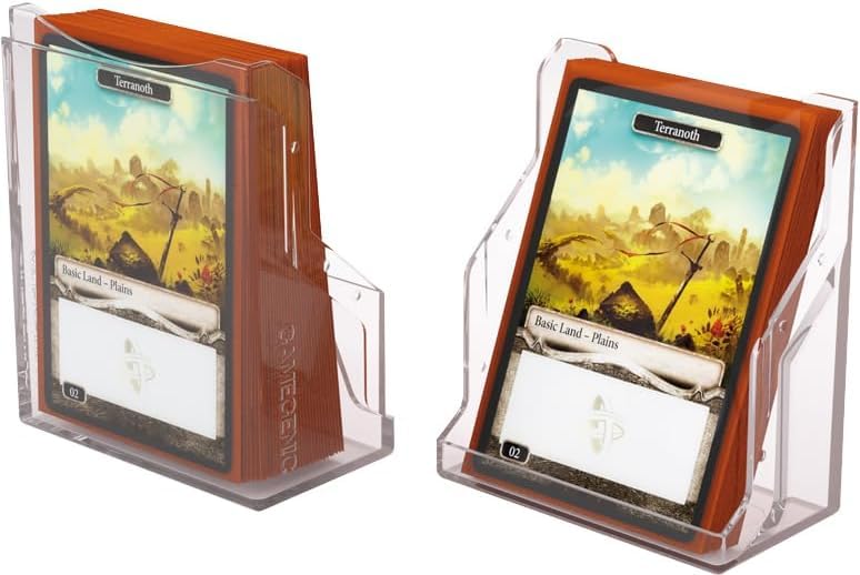Bastion 50+ XL Deck Box - Compact & Clear Storage for Trading Cards