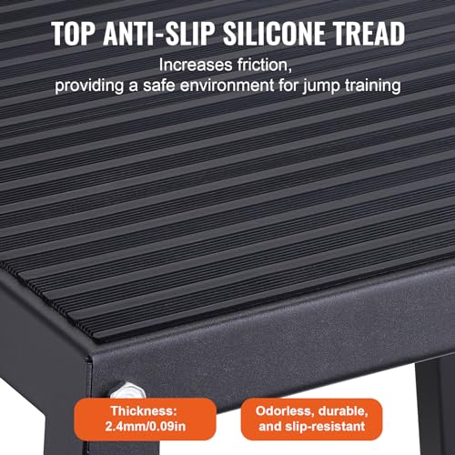 18 Inch Plyometric Jump Box - Steel Anti-Slip Fitness Platform