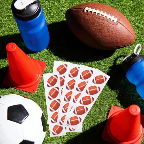 Football Vinyl Stickers for Party Decorations - 180 Pcs