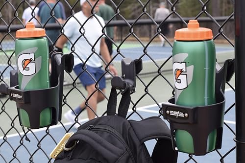 Heavy-Duty Chain Link Fence Hook with Paracord Lanyard for Sports Bags