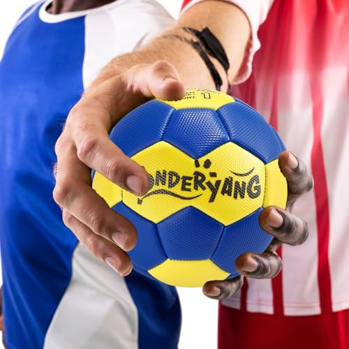 3-Pack Youth Handballs with Pump - Durable PU Design