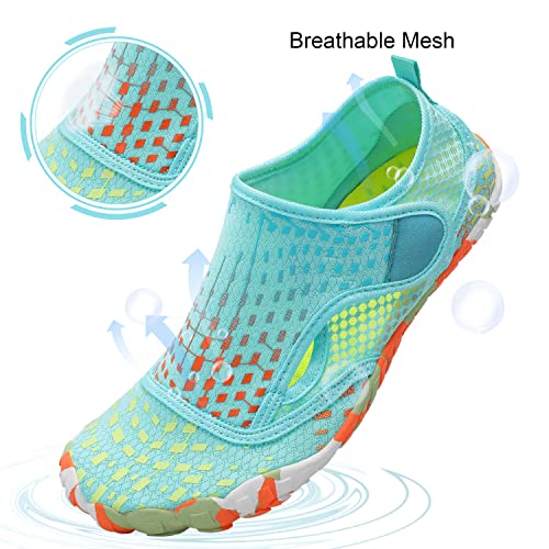 Quick Dry Aqua Sneakers for Beach & Water Sports - 8.5 Women/7.5 Men - Ty1 Velliblue