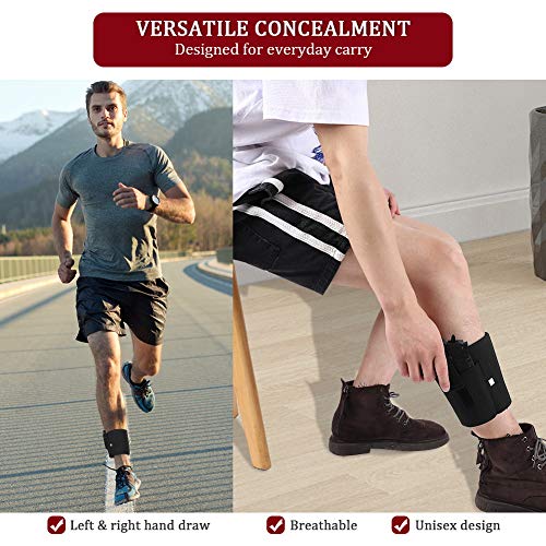 Ankle Holster for Concealed Carry - Right & Left Hand Draw, 1