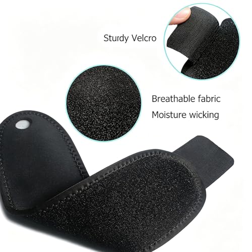 Adjustable Wrist Brace Compression Wraps for Carpal Tunnel - 2 Pack, Black