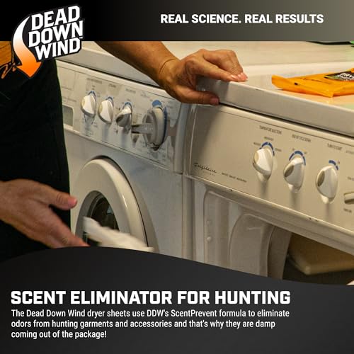 Natural Woods Scented Dryer Sheets - Odor Eliminating 15 Ct