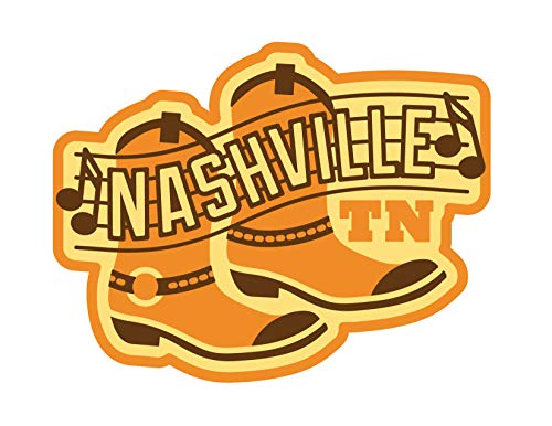 Nashville Sticker - Weatherproof Vinyl Tennessee Souvenir Decal