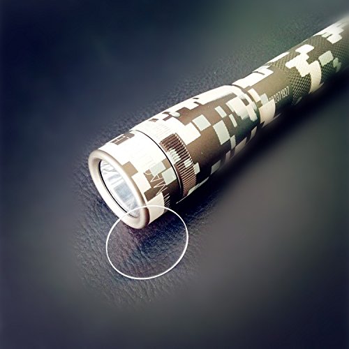 Tempered Glass Lens for Mini Maglite Flashlight - 1pc