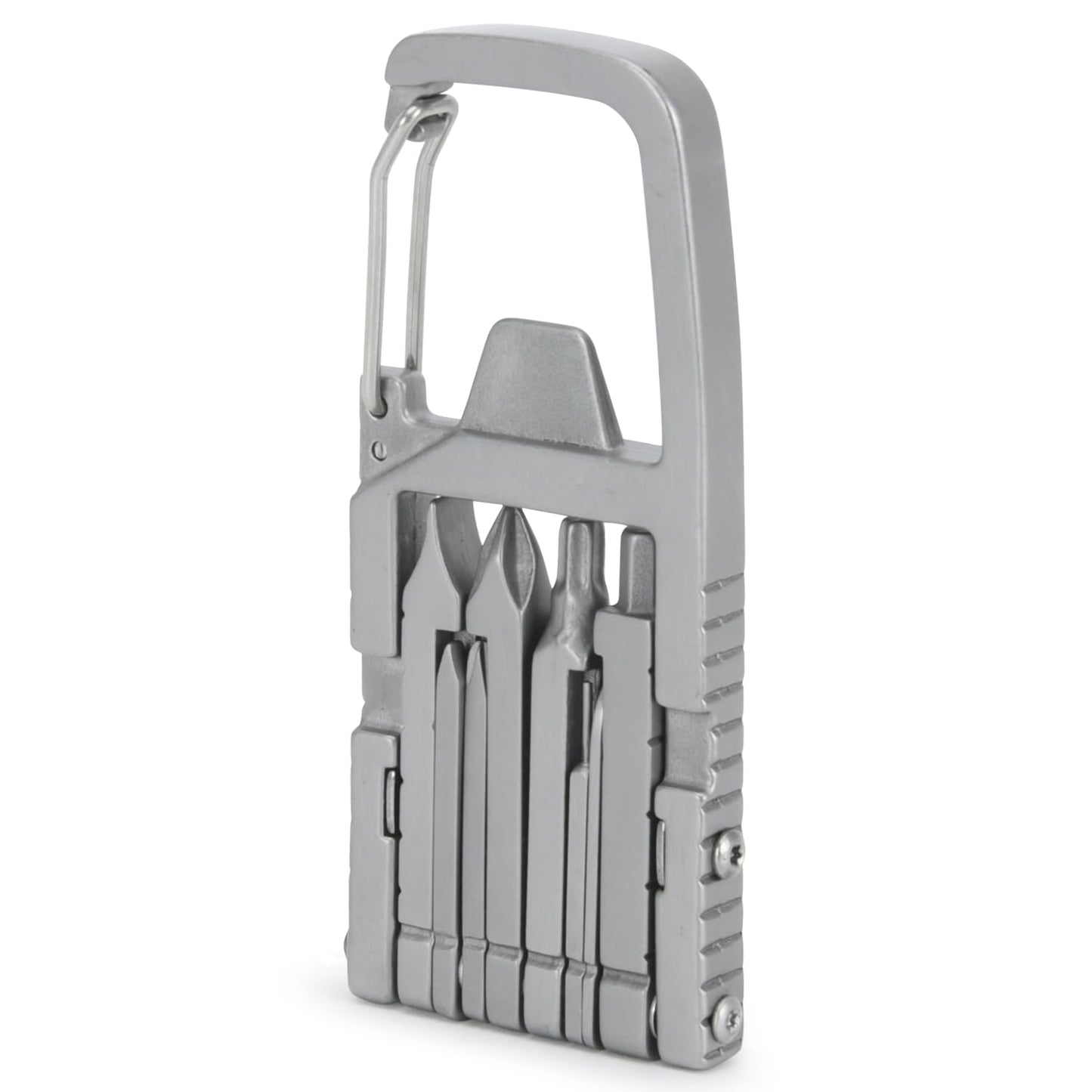 Generic 12 in 1 Keychain Multitool Screwdriver Bit Folding Multi Tool Bottle Opener Portable Pocket Tool for Outdoors Camping