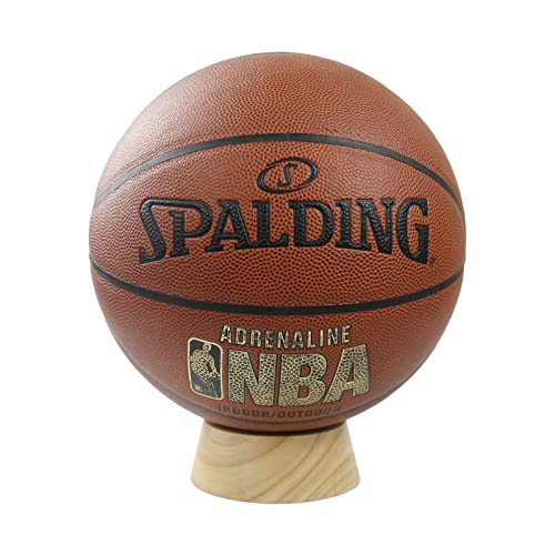 Wood Display Stand for Basketball, Football, Soccer & Volleyball
