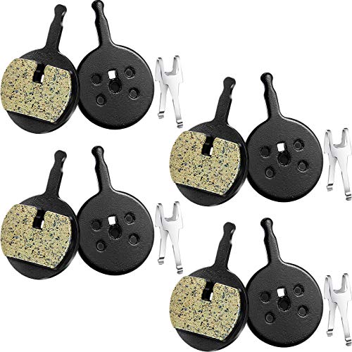 4 Pairs Resin Bicycle Disc Brake Pads for Avid BB5, DSK Series & More