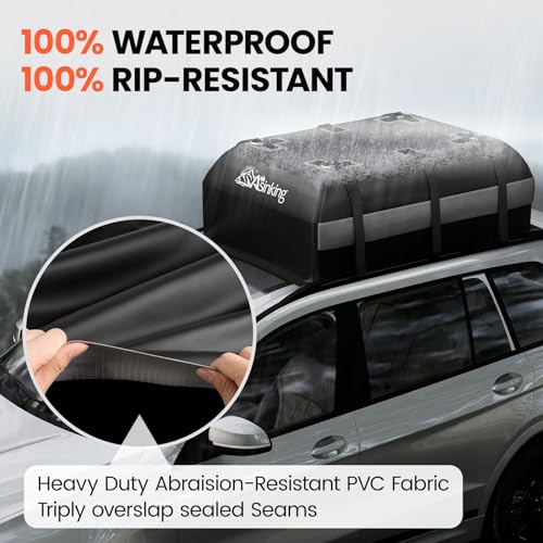 Waterproof Car Rooftop Cargo Carrier Bag - 21 Cubic Feet