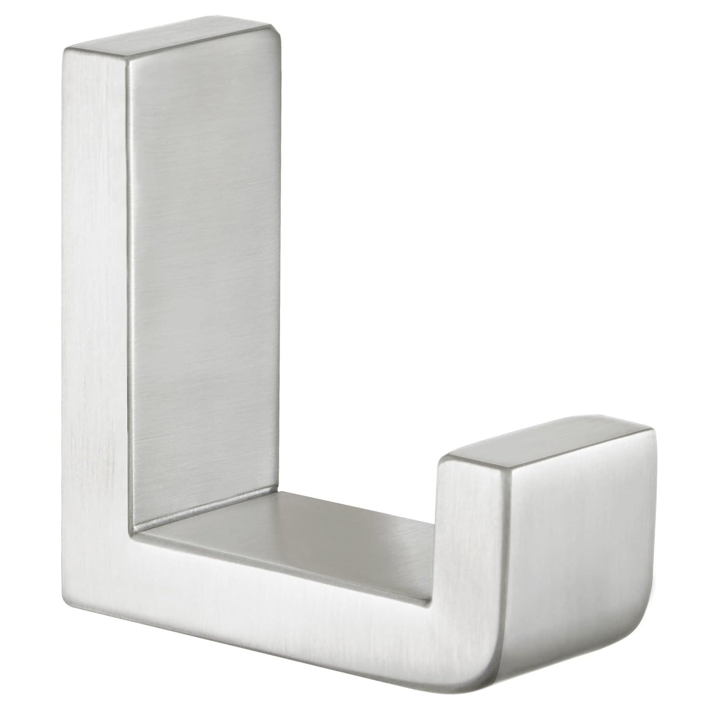 Angle Simple Towel Hook for Bathroom, SUS 304 Stainless Steel Shower Robe Coat Hook for Wall, Brushed Nickel