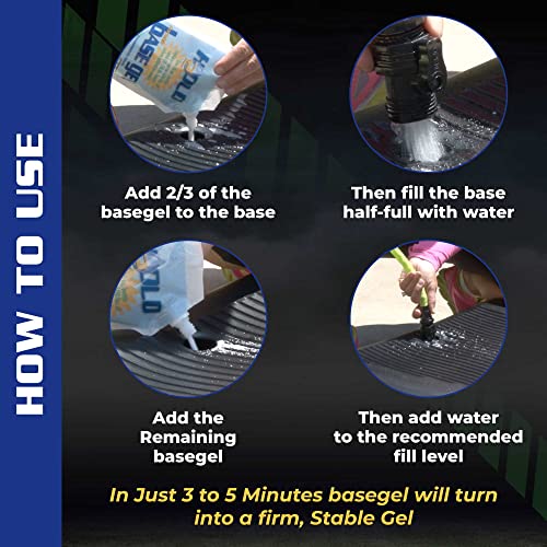 Base Gel Polymer for Stabilizing Basketball Hoops & Sign Bases - 16 oz