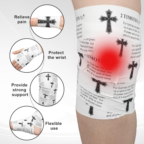 Christian Cross Athletic Tape - 2 Pcs Supportive Sports Tape