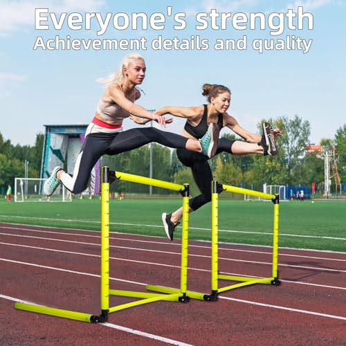 Adjustable Hurdles for Agility Training - 1 Set for Indoor & Outdoor Use