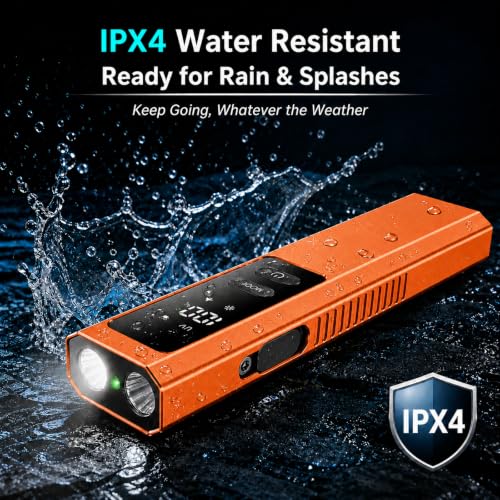 5-in-1 EDC Flashlight with UV Light & Green Laser Pointer