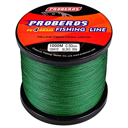 4-Strand Braided Fishing Line - High-Strength Multifilament PE Wire