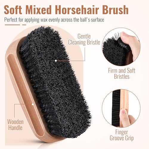 Football Conditioning Kit - Grip Brush & Wax Set for Players