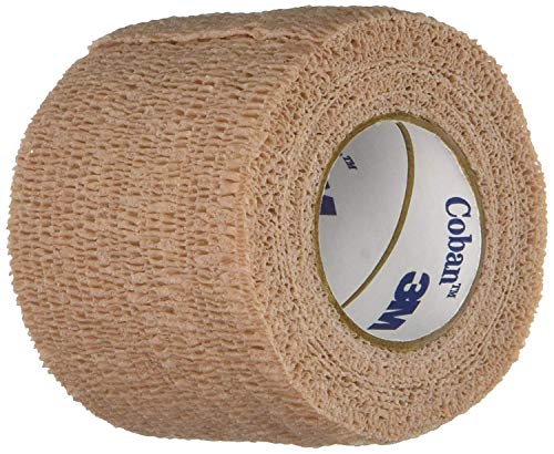 Self-Adherent Wrap - 2" x 5 yds - Tan - Medical Compression Bandage