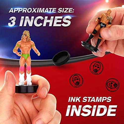WWE Superstar Stampers Set - Self-Inking Party Decor & Cake Toppers - Variation C