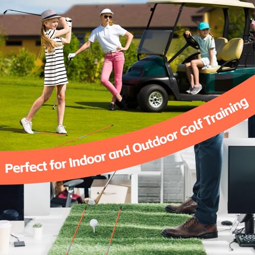 Collapsible 48-Inch Golf Alignment Sticks - 3 Pack