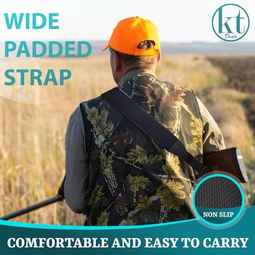 Adjustable Padded Gun Sling for Hunting - 2 Point Rifle Strap
