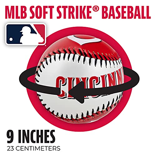 Cincinnati Reds Soft Baseball - MLB Team Logo Toy for Kids