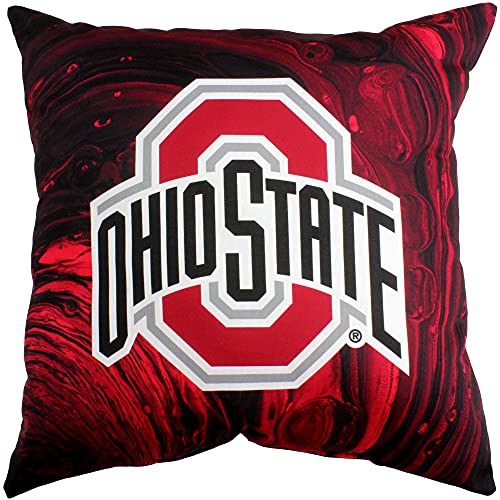 Ohio State Buckeyes 16 Inch Double-Sided Decorative Pillow
