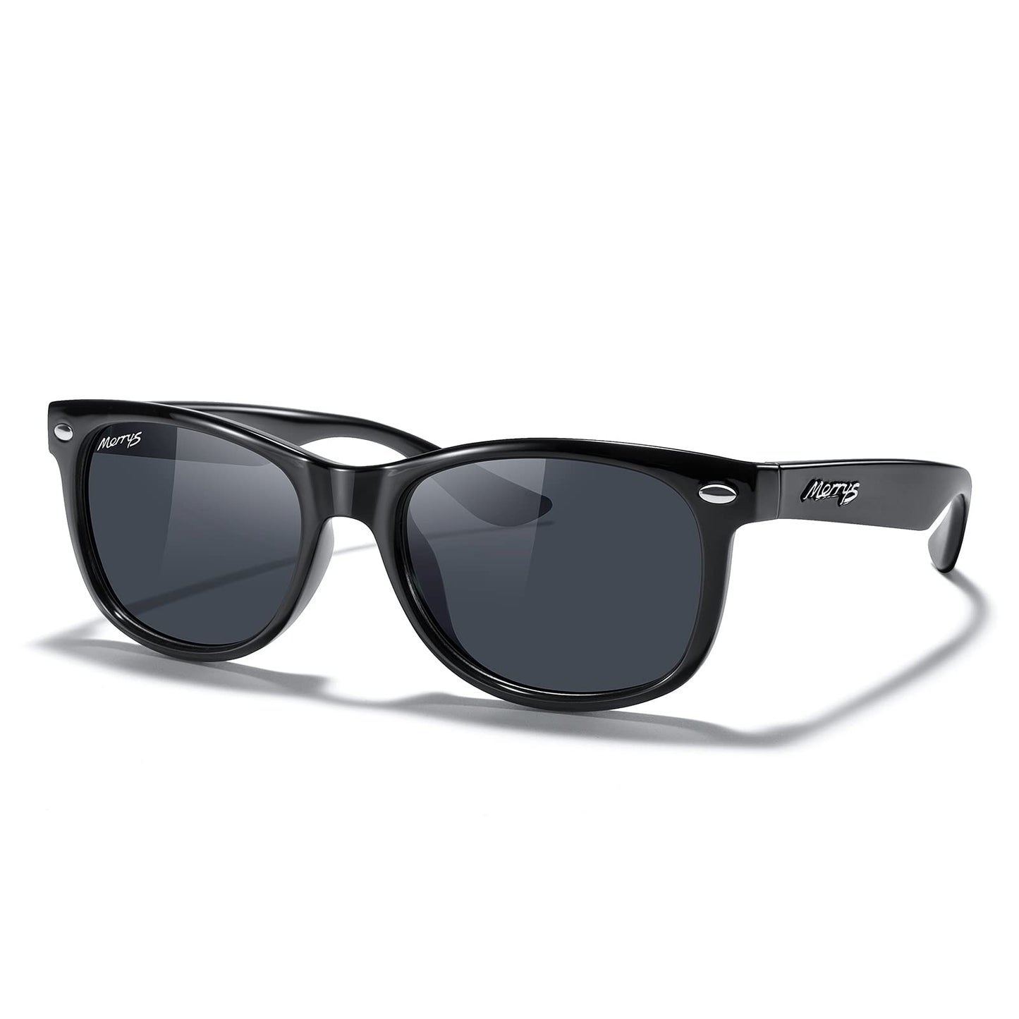 MERRY'S Unisex Kids Polarized Sunglasses for kids Children Polarized Retro Sunglasses Age 3-12