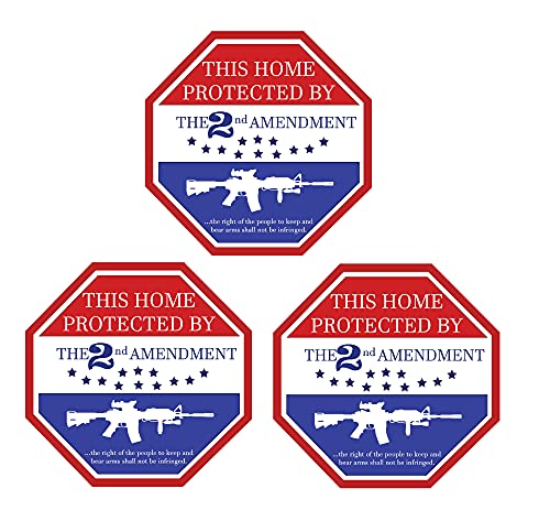 This Home is Protected by The 2nd Amendment Vinyl Decal Sticker