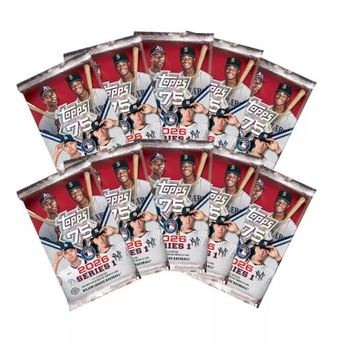 2026 Topps MLB Series 1 Baseball Trading Card Super Box - 140 Cards