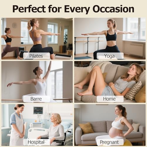Non-Slip Pilates Grip Socks for Yoga & Barre - Multi01