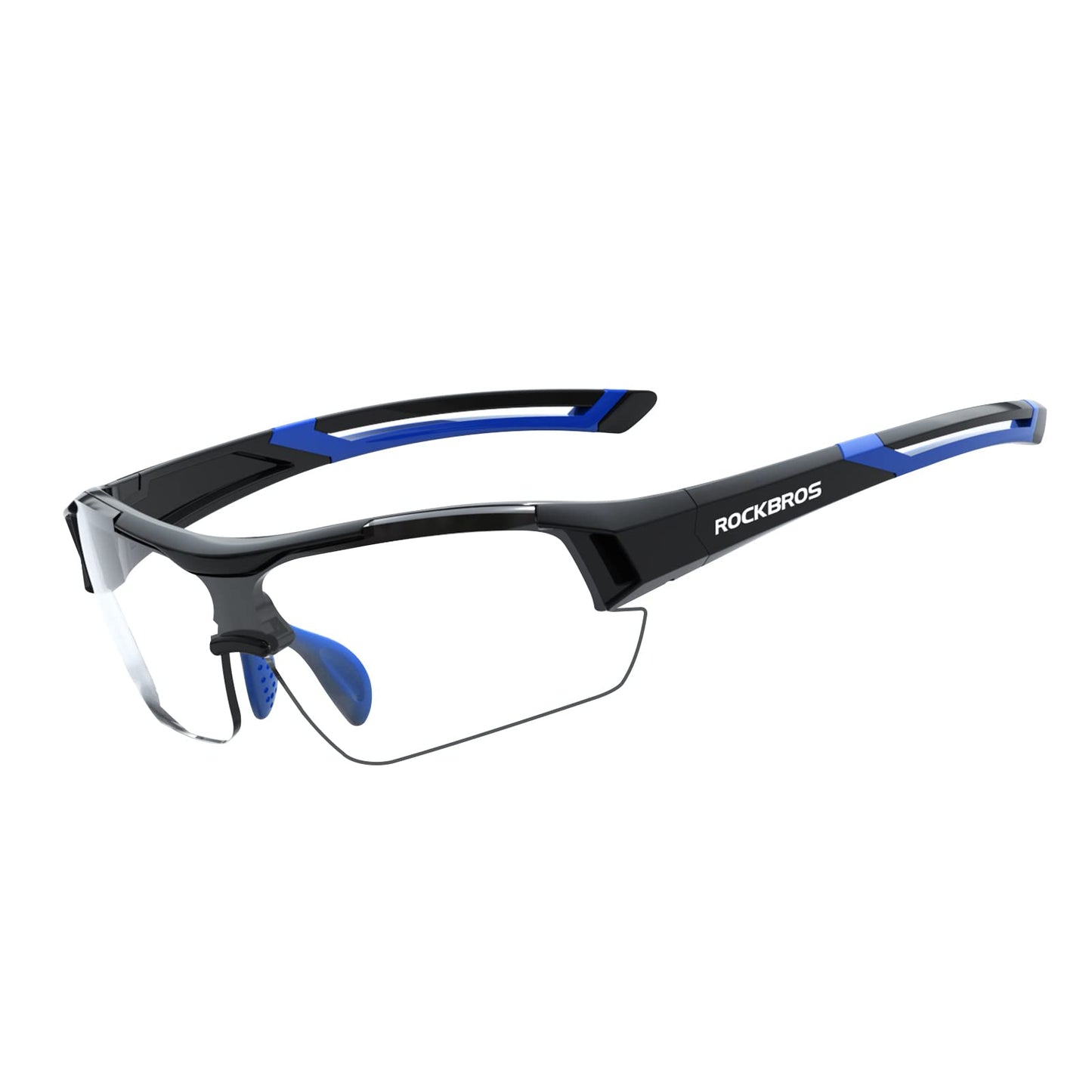 ROCKBROS Unisex Photochromic Cycling Sunglasses UV Protection for Outdoor Sport Black Blue