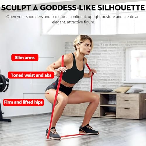 Resistance Band for Strength Training & Flexibility - 15-35 lb