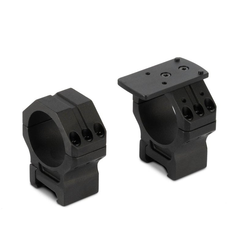 Monstrum Kimera Scope Rings | Includes Detachable Piggyback Red Dot Base | RMR Footprint | 30 mm Diameter | Low Profile 0.85 inch Center Height