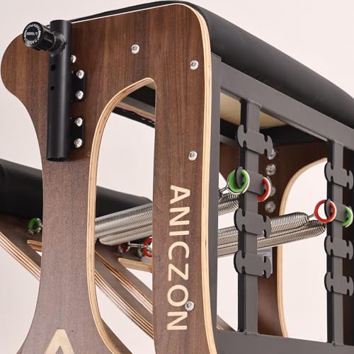 Pilates Stability Chair with Handles - Walnut Color