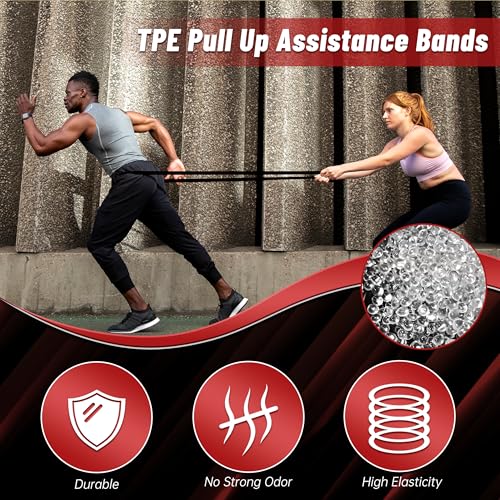 5-Level Resistance Bands Set for Full-Body Workout, 5-125 LBS