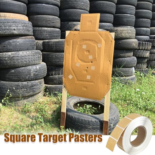 Shooting Target Pasters - 1000 Adhesive Stickers, 0.87 Inch