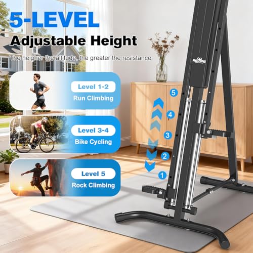 Stair Stepper Vertical Climber Exercise Machine - 5 Levels