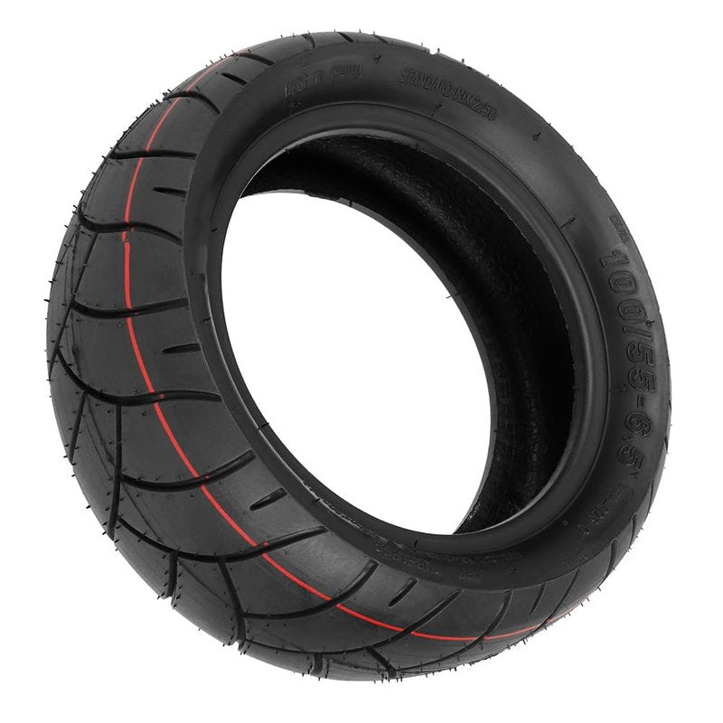 11 inch 90/65-6.5 Tubeless Tire for Electric Scooters, 100/55-6.5 Rubber Thickend Tyre Scooters Replacement Wheel Parts (1Pc)