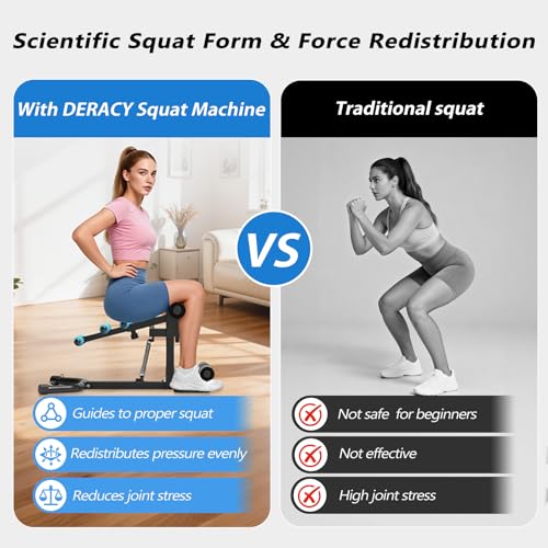 Adjustable Squat Machine for Full Body Workout - Home Gym Equipment