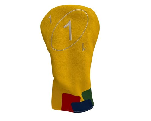 Apothos Golf, Golf Headcovers (1 Yellow Headcover, 1, Count)
