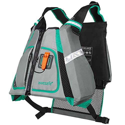 Adult Watersport Vest - Aqua, Medium-Large