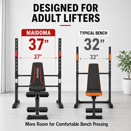Adjustable 8-in-1 Weight Bench Set with Leg Extension - Vermeil