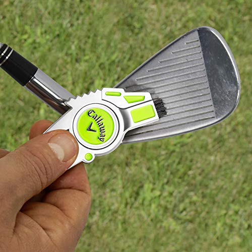 4-in-1 Golf Divot Repair Tool - Lime