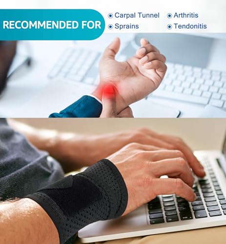 Adjustable Ultra-Thin Mesh Wrist Wraps - Breathable Support for Pain Relief