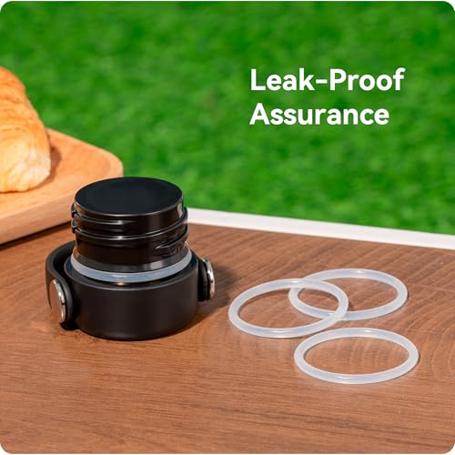 Silicone Replacement Seals for HydroFlask Narrow Mouth Lids - 3-Pack