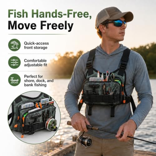 GZZTORES Green All-in-One Fishing Tackle Pack with Tackle Box & Lures