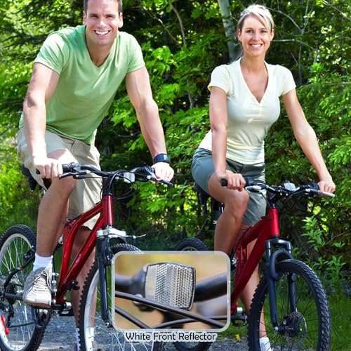 Bicycle Reflectors Kit - 6PCS Front & Rear Warning Reflectors